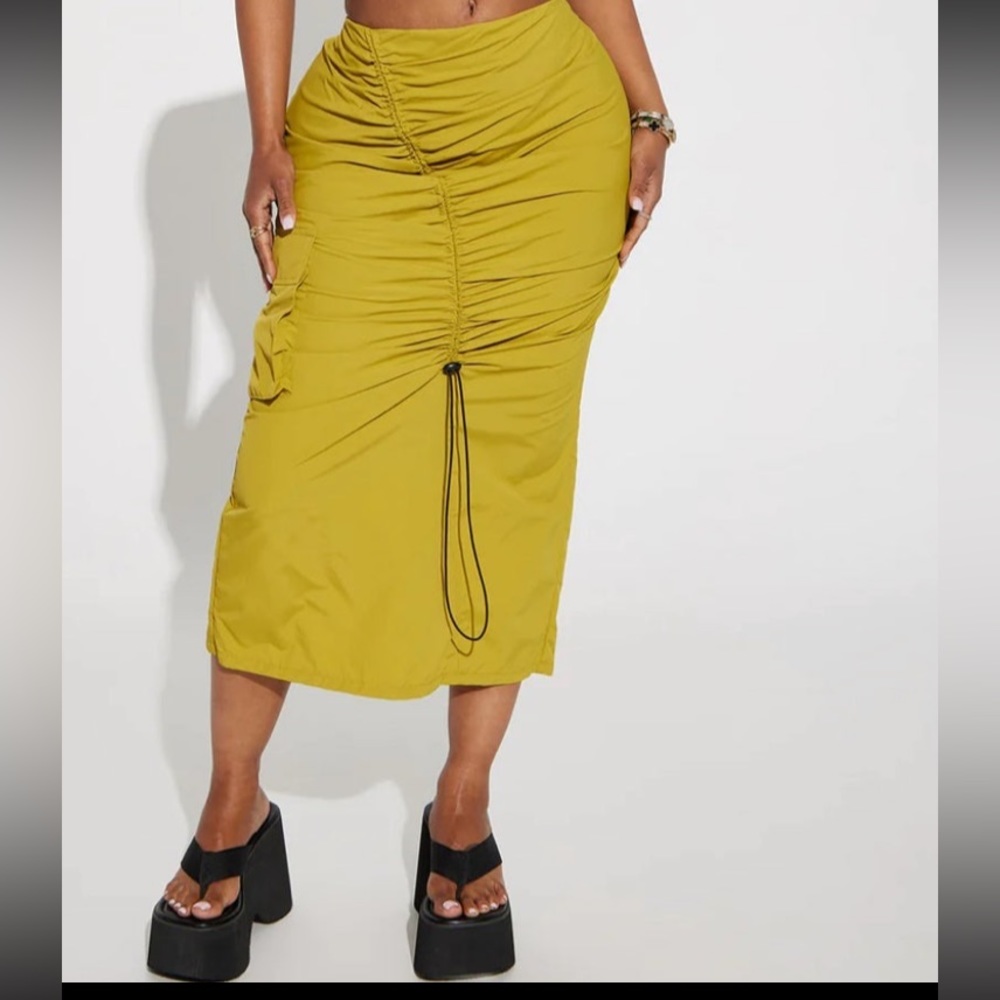 Fashion Nova cargo maxi skirt